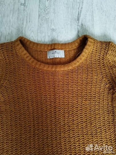 Свитер Springfield (Оригинал) горчичный 42-44 р-ра