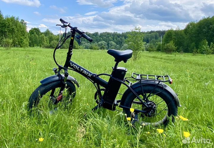 Складной фэтбайк с мотором 500W Voltrix, 48в-15ач