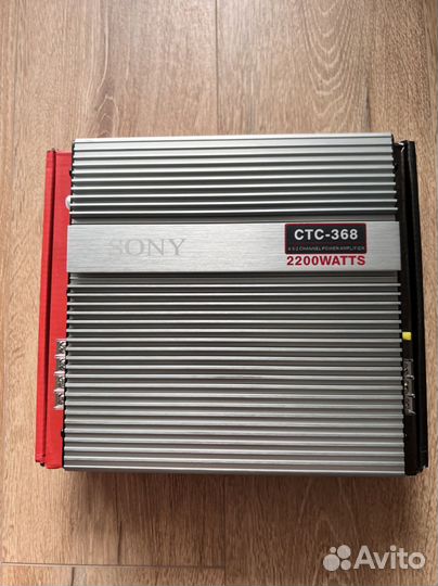 Усилитель 2х канальный sony стс-368 2200W