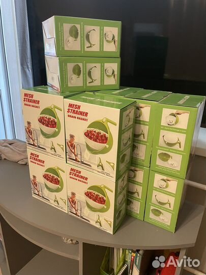 Ковшик, дуршлаг, миска