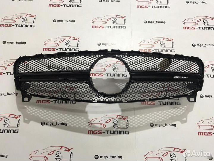 Решетка Mercedes A-class w176 AMG 45 Black + AMG