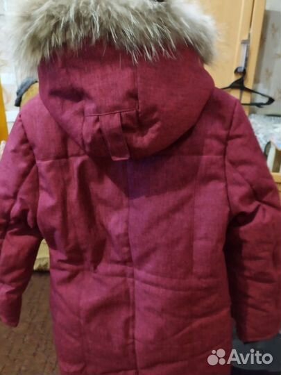 Куртка парка для девочки 140