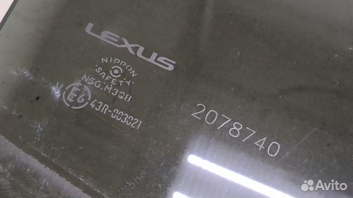 Стекло боковой двери Lexus UX, 2021