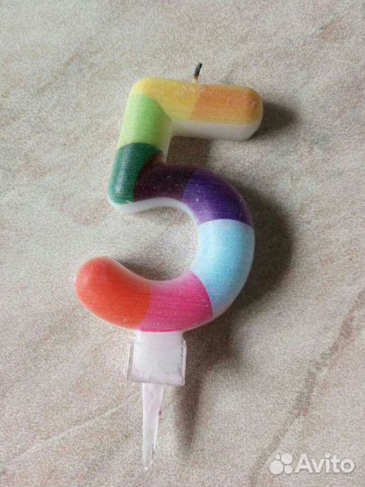 Свечки- цифры именинные