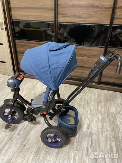 Велосипед коляска с ручкой