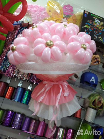 Цветы из шаров, букеты из шаров