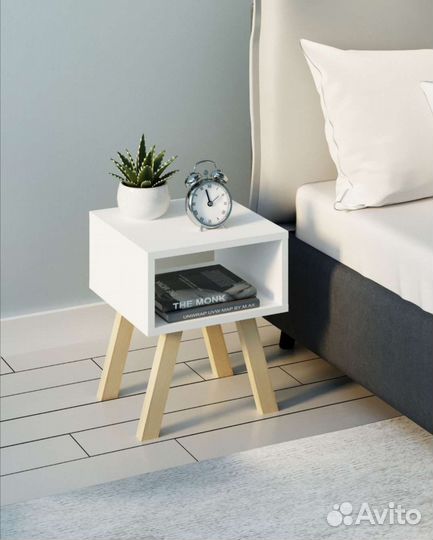 Тумба прикроватная белая