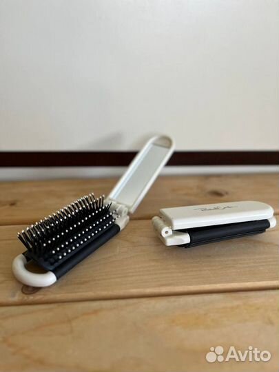 Расческа складная массажная с зеркалом