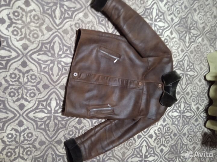 Кожаная куртка мужская/женская