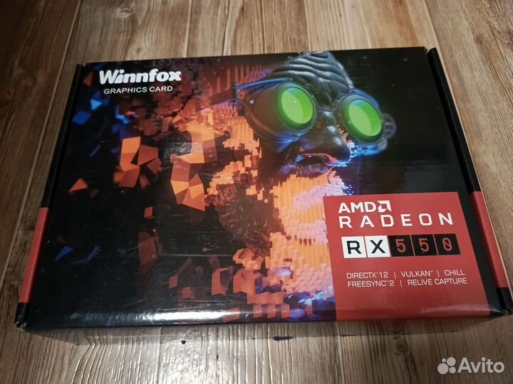 Видеокарта AMD Radeon RX 550, 4 гб gddr5