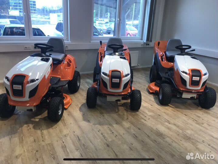 Садовый трактор stihl