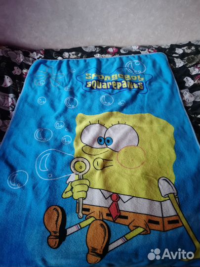 Плед детский плюшевый