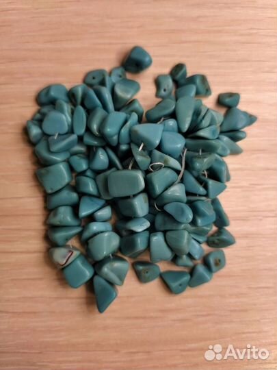 Бирюза бусины