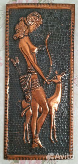 Настенное панно Чеканка Ретро