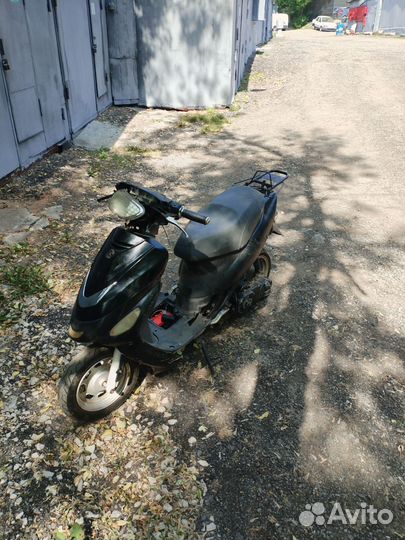 Скутер на ходу