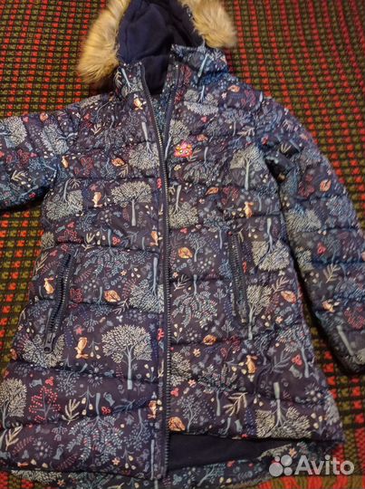 Пуховик для девочки 134