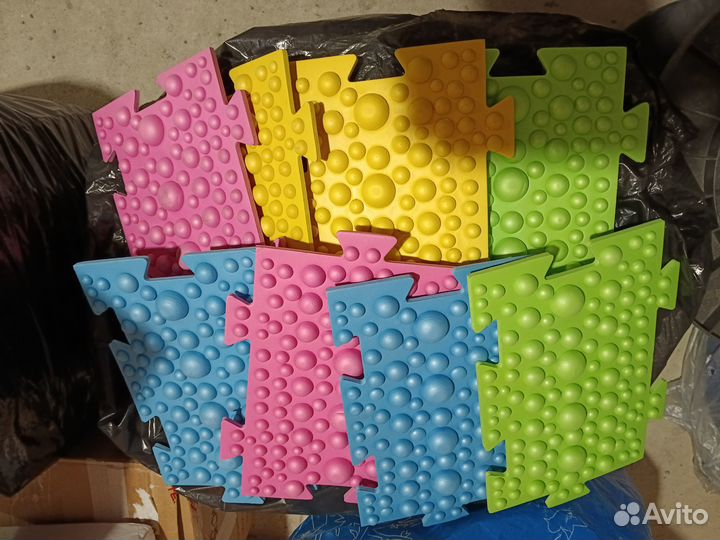 Детский ортопедический массажный коврик