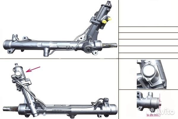 Рулевая рейка на BMW 5 E60