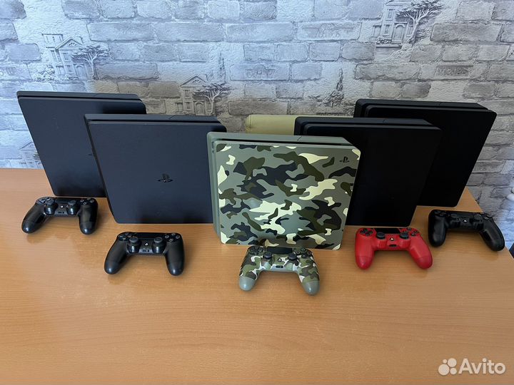 Sony playstation 4 slim 500гб, 1Тб