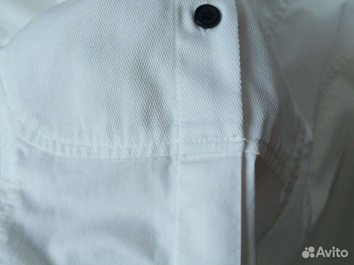 Хлопковая рубашка H&M L