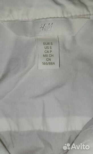 Рубашка белая H&M