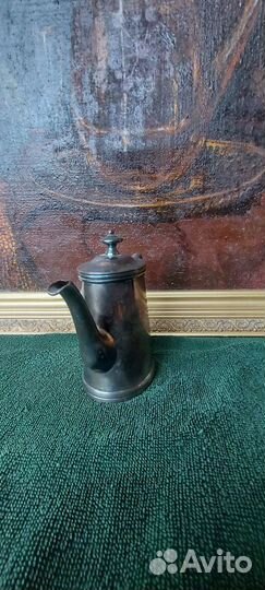 Чайничек антикварный 19 век krupp berndorf.Редкий