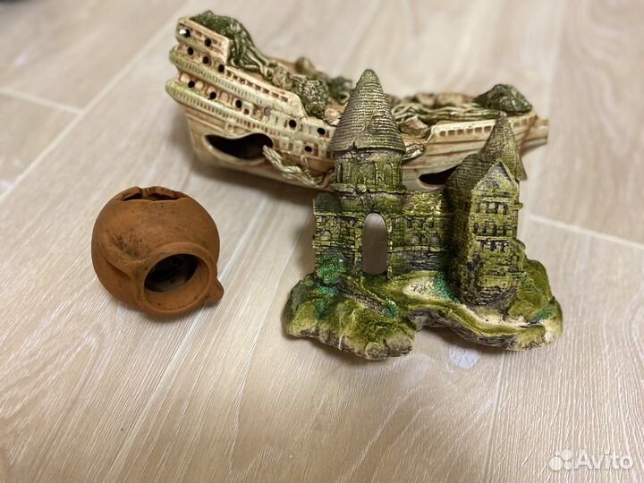 Корабль декорации для аквариума