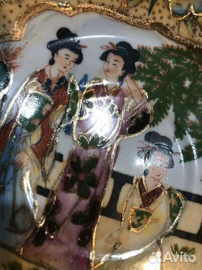 Тарелки декоративные фарфор СССР Шинуазри