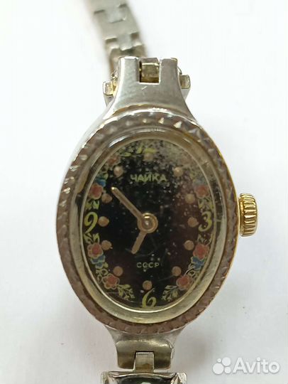 Часы Чайка финифть СССР