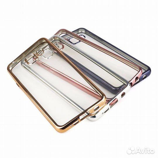 Чехол силиконовый с окантовкой