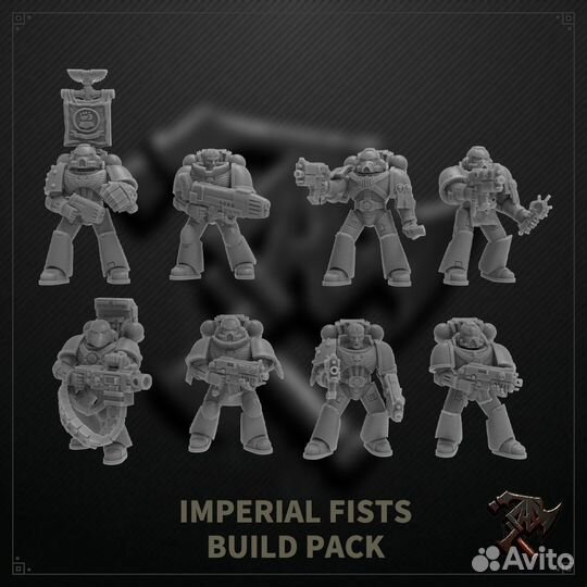 Фигурка, пак Имперские кулаки, Warhammer 40000