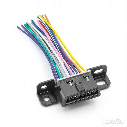 Разъем диагностический (розетка) OBD-2 мама 16 pin