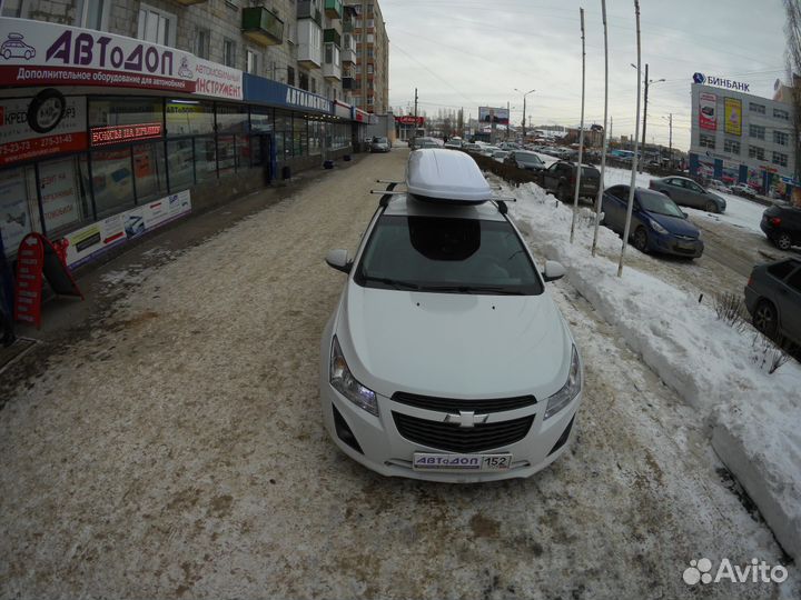 Багажник бокс на крышу Chevrolet Cruze седан (2009