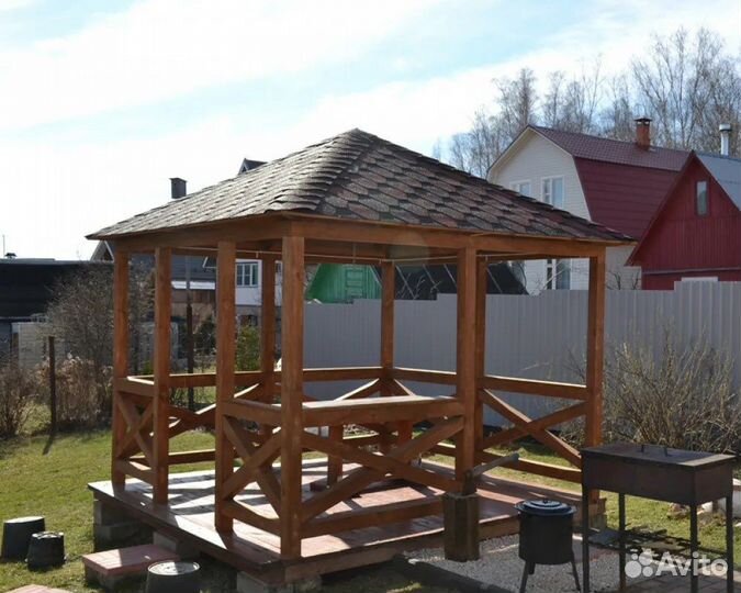 Беседка садовая шатер