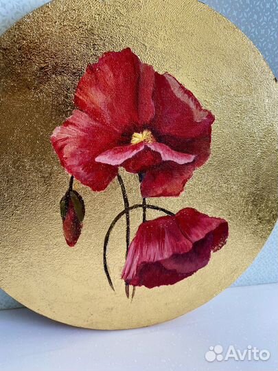 Интерьерная картина Маки и поталь