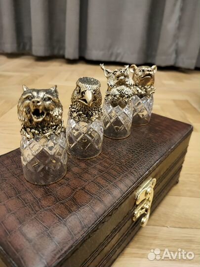 Стопки с головами животных. Перевертыши Арт. 080