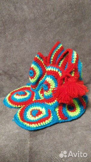 Вязаные носки