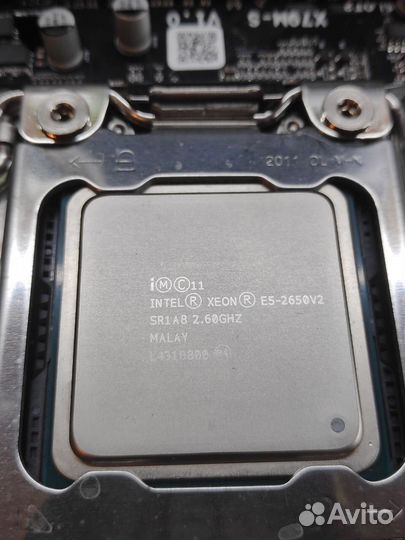 Комплект X79 сокет 2011 + E5 2650 V2