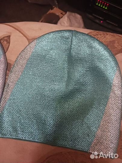 Шапочки тонкие серебряные