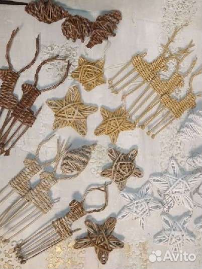 Игрушки плетеные ручной работы