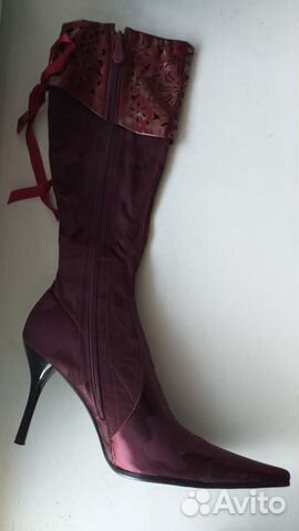 Сапоги женские текстиль