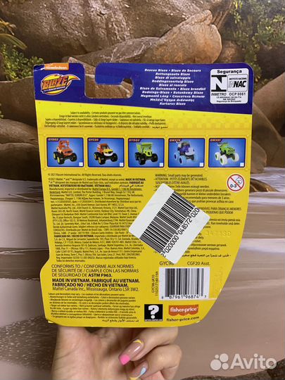 Новая машинка Blaze Вспыш спасатель (оригинал)