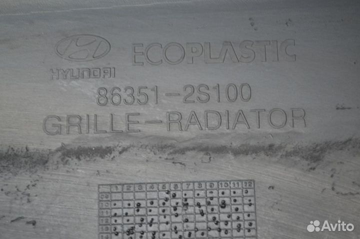 Решетка радиатора Hyundai / Kia Туксон 2, ix35, дорест