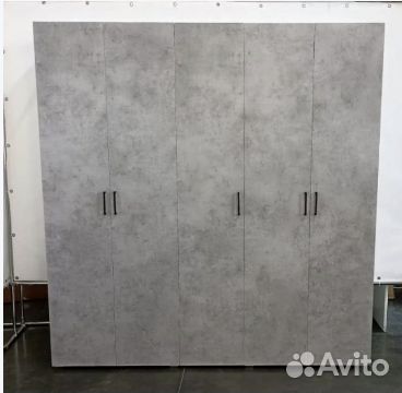 Шкаф 5 ств. (венге-бетон)