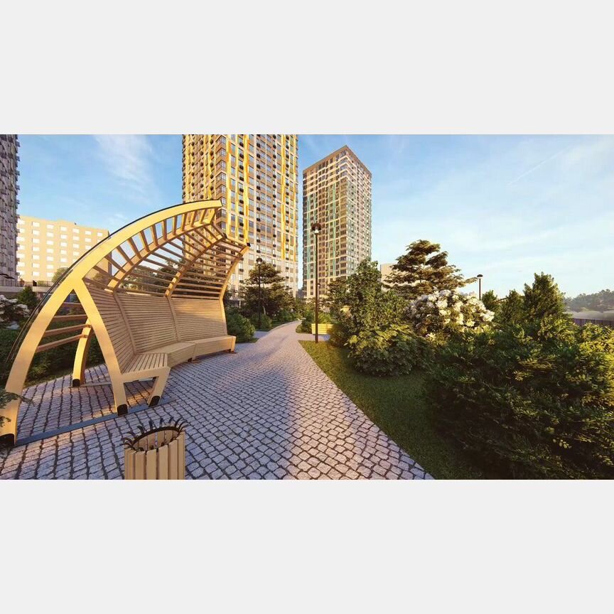 2-к. квартира, 69,4 м², 6/23 эт.