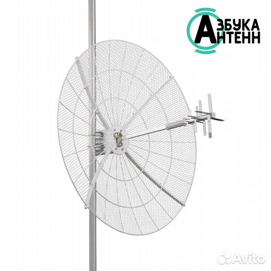 Параболическая mimo антенна kroks 24 dBi сборная