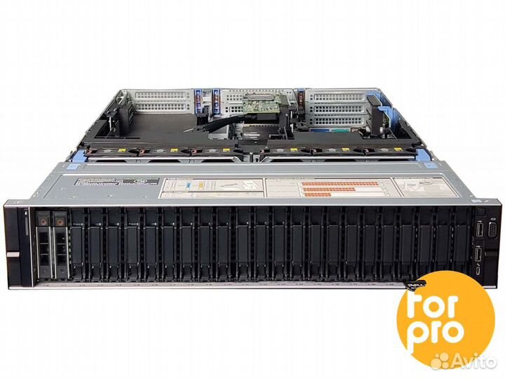 Сервер dell R740xd 24SFF 2x4109Sil 64GB, H330