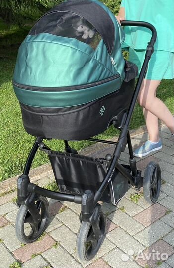 Коляска 2 в 1 bebetto nitello shine