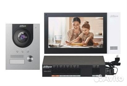 Комплект видеодомофона Dahua DHI-KTP01L(S)