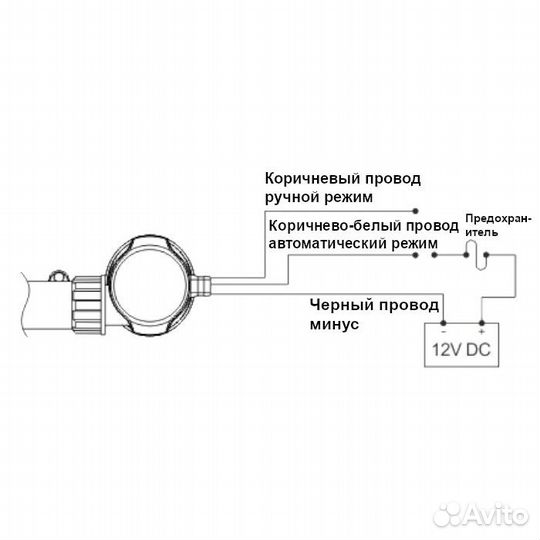 Насос осушительный автоматический 69л.мин., 12В